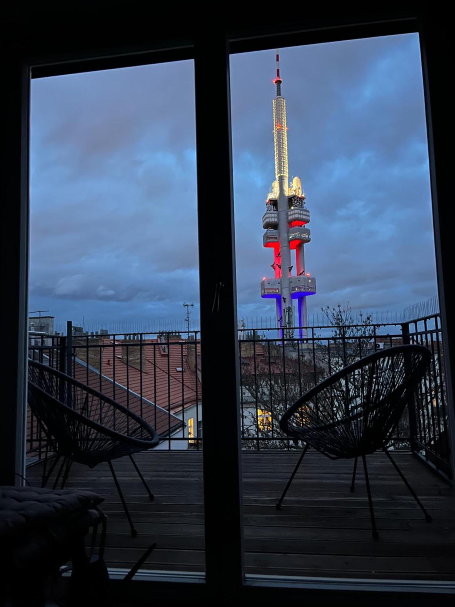 Rooftop Penthouse With Terrace, Prime Location Prag Exteriör bild